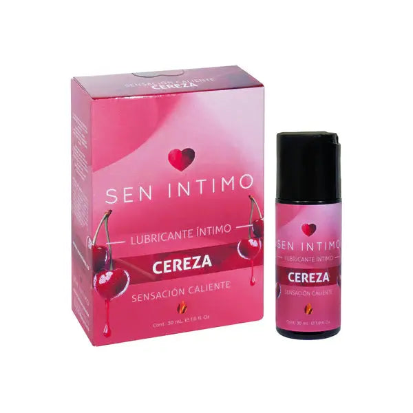 Lubricante Íntimo Caliente con Sabor a Cereza 30 ml – Sen Íntimo by SEXSHOPLAMORE