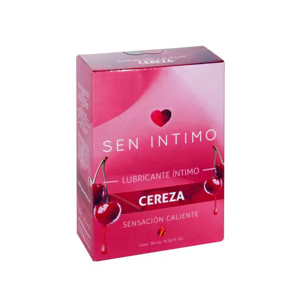Lubricante Íntimo Caliente con Sabor a Cereza 30 ml – Sen Íntimo by SEXSHOPLAMORE