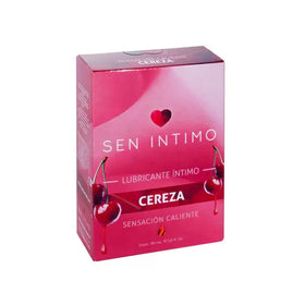Lubricante Íntimo Caliente con Sabor a Cereza 30 ml – Sen Íntimo by SEXSHOPLAMORE