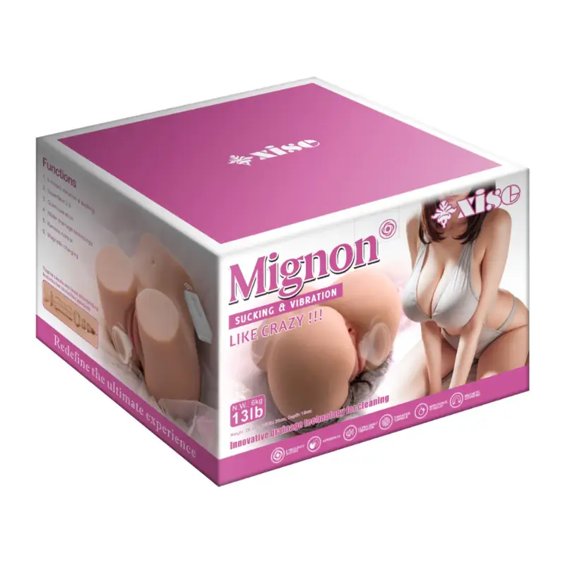 Xise Mignon Realista Piel Ultrasuave Recargable Vibración Succión by SEXSHOPLAMORE
