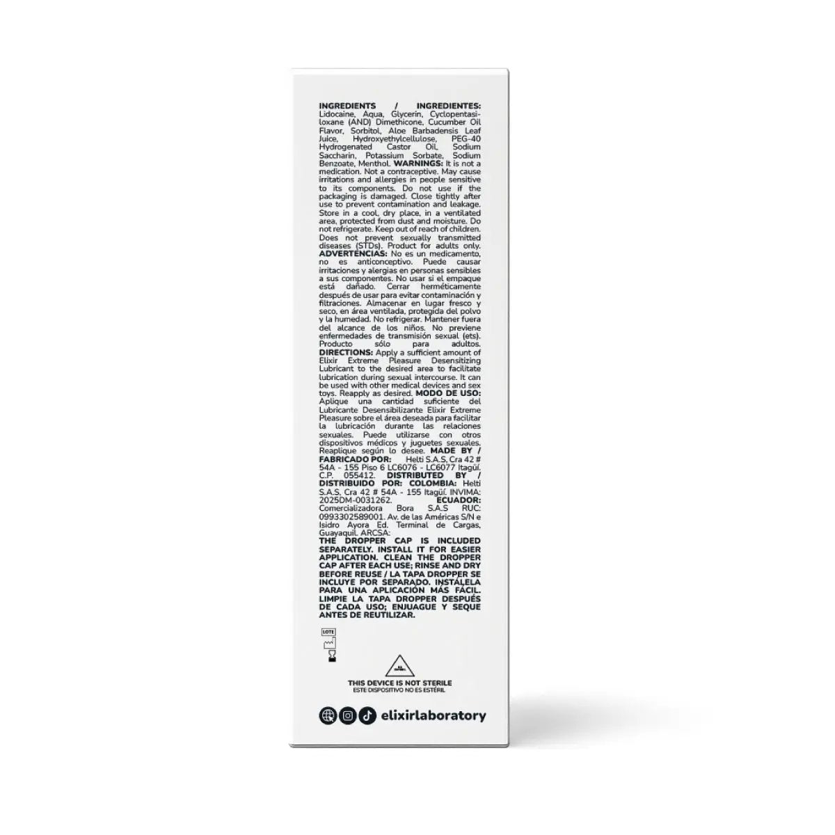 Anesty Anal 30ml Lubricante íntimo Desensibilizante Anestésico Piel Sensible by SEXSHOPLAMORE