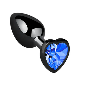 Accesorio Metálico Negro Con Forma De Corazón Para Dilatación by SEXSHOPLAMORE