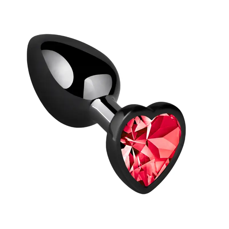 Accesorio Metálico Negro Con Forma De Corazón Para Dilatación by SEXSHOPLAMORE