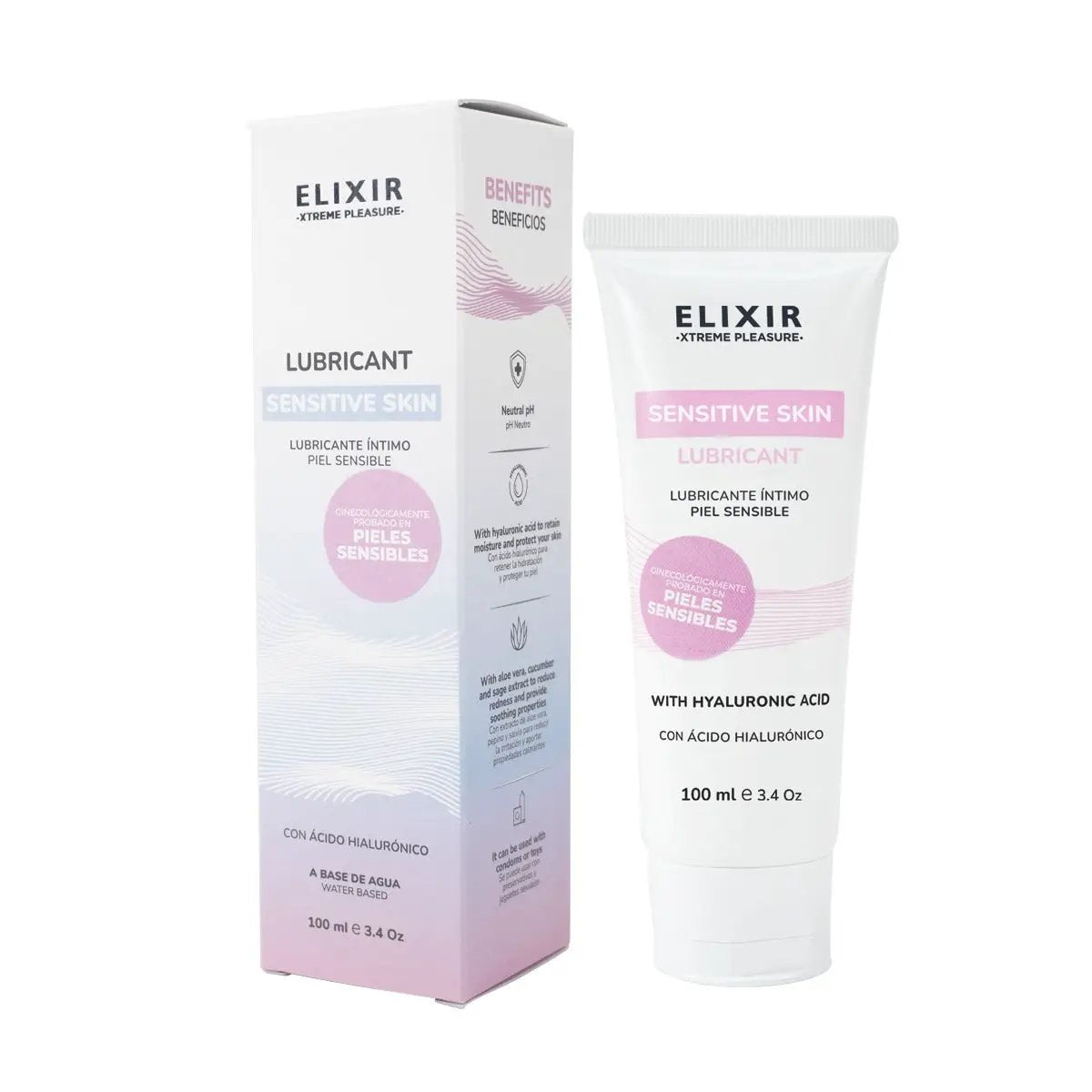 Elixir Lubricante Íntimo Piel Sensible Hidratación Ácido Hialurónico by Elixir