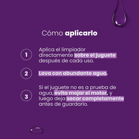 Solución Limpiadora Desinfectante Para Juguetes 250 Ml Elimina 99.9% Bacterias by SEXSHOPLAMORE
