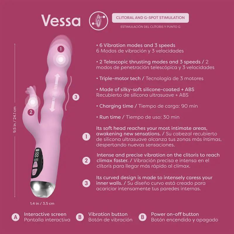 Estimulador de punto G y clítoris Vessa Camtoyz