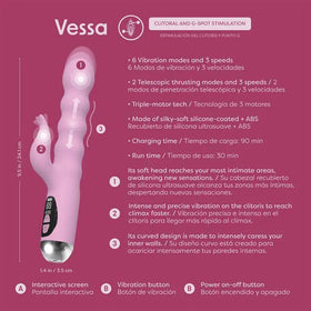 Estimulador de punto G y clítoris Vessa Camtoyz