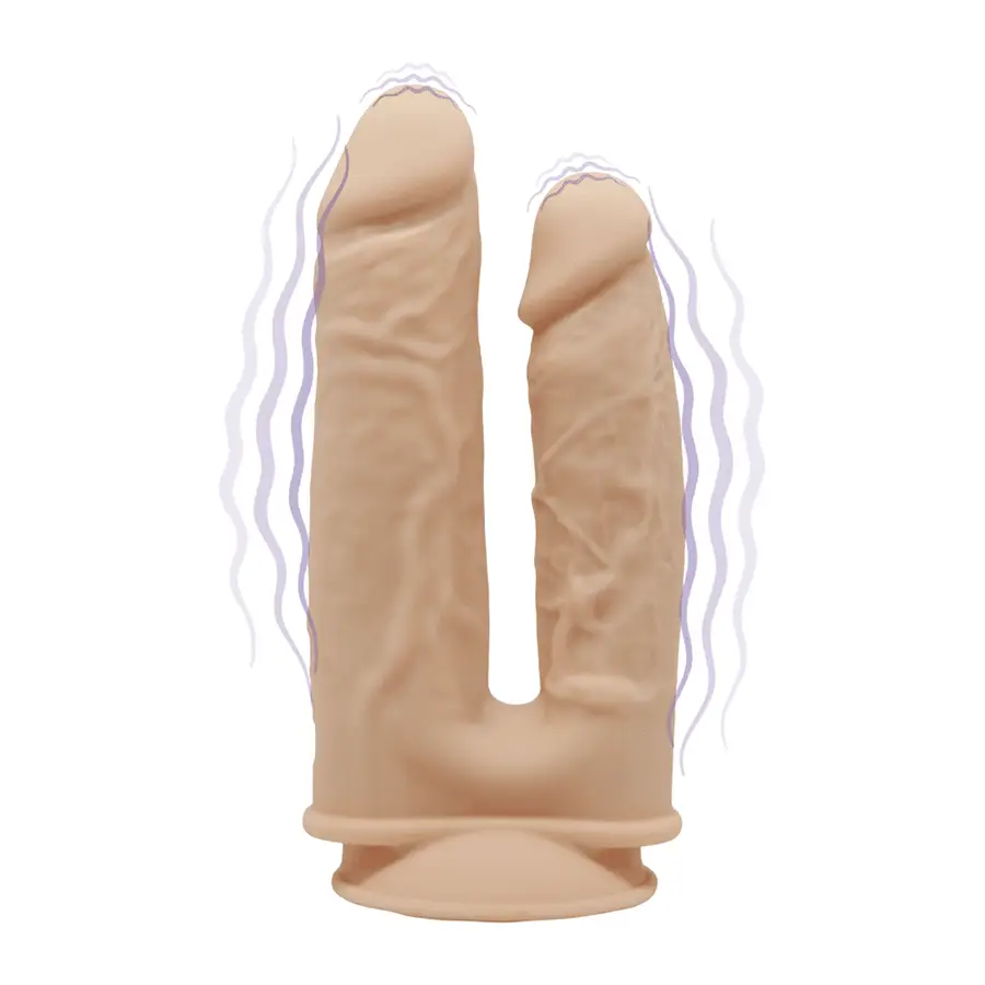 Silexd Dispositivo De Estimulación Doble De Silicona Con Temperatura by SILEXD