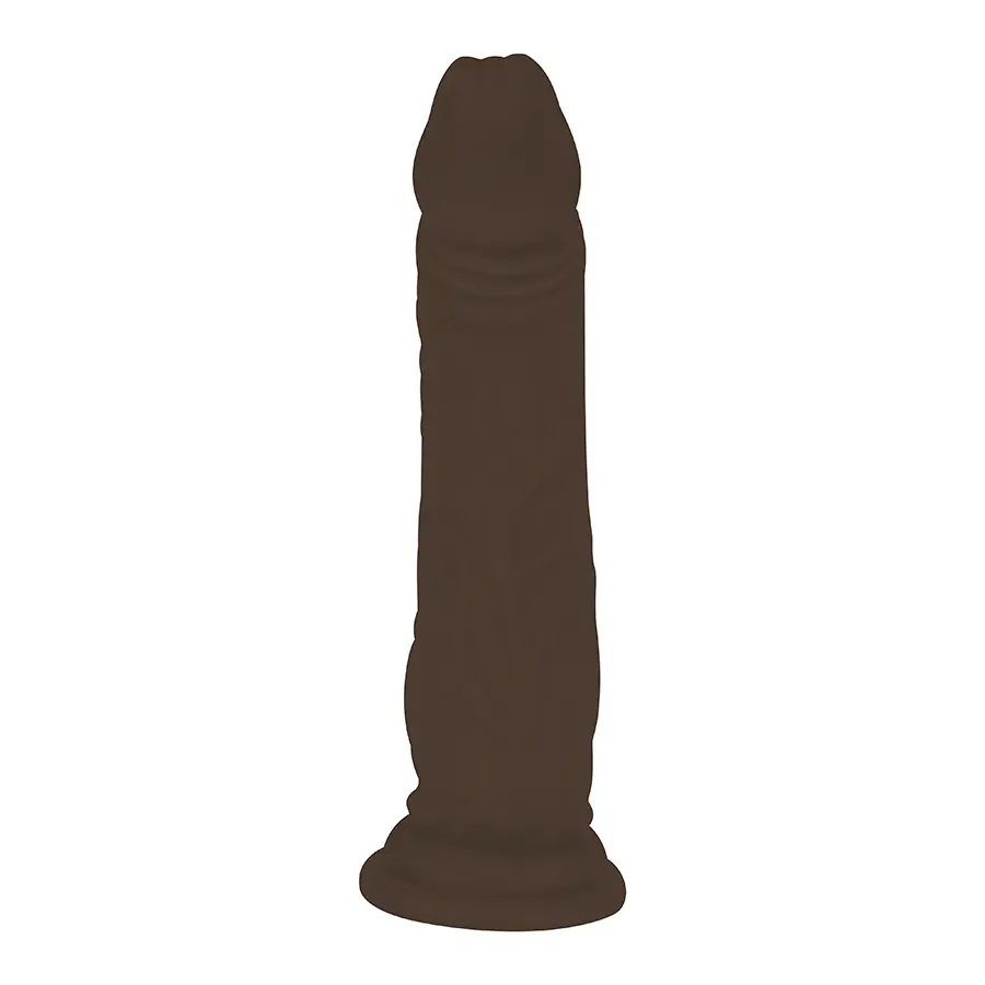 Angelo Silicona Flexible Con Ventosa Base Café 21 cm by KISSME LOVE