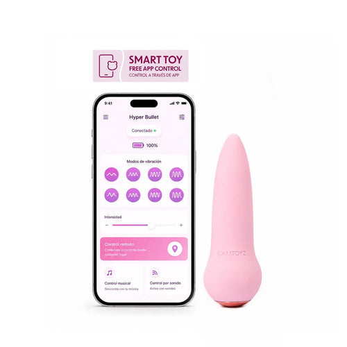 Camtoyz Dispositivo Vibratorio Silicona Control Aplicacion Compacto