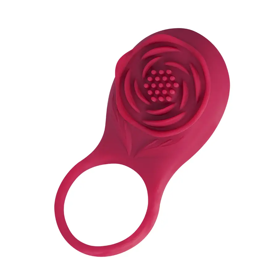 Rose Anillo Flor Estimulante Con Control Por App 9 Modos by SEXSHOPLAMORE
