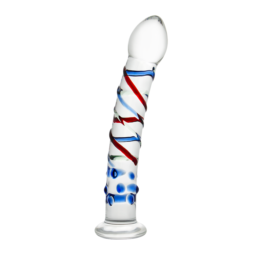 Dispositivo De Vidrio Con Rayas 3D No Tóxico Resistente by SEXGLASS