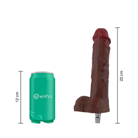 Brad Brown Silicona Realista Compatible con Lovense by ELFO