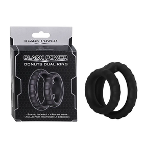 Anillos Dobles Donuts Silicona Flexibles Ergonómicos Conjunto De Dos Diámetros by BLACK POWER