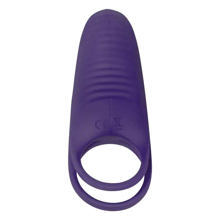 Anillo De Silicona Médica Con Vibración Y 9 Modos De Estimulación by AMZING TOYS
