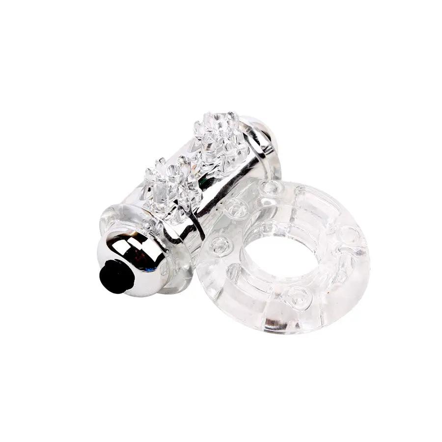 Bull Ring Clear Anillo de Silicona con Estimulación Vibratoria by CHISA