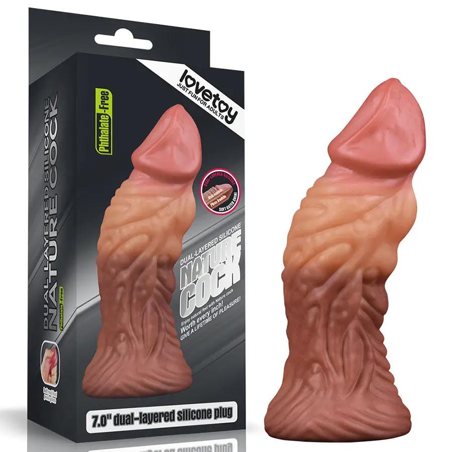 Juguete Sexual Silicona Doble Capa 7.0 Pulgadas Realista by LOVETOY