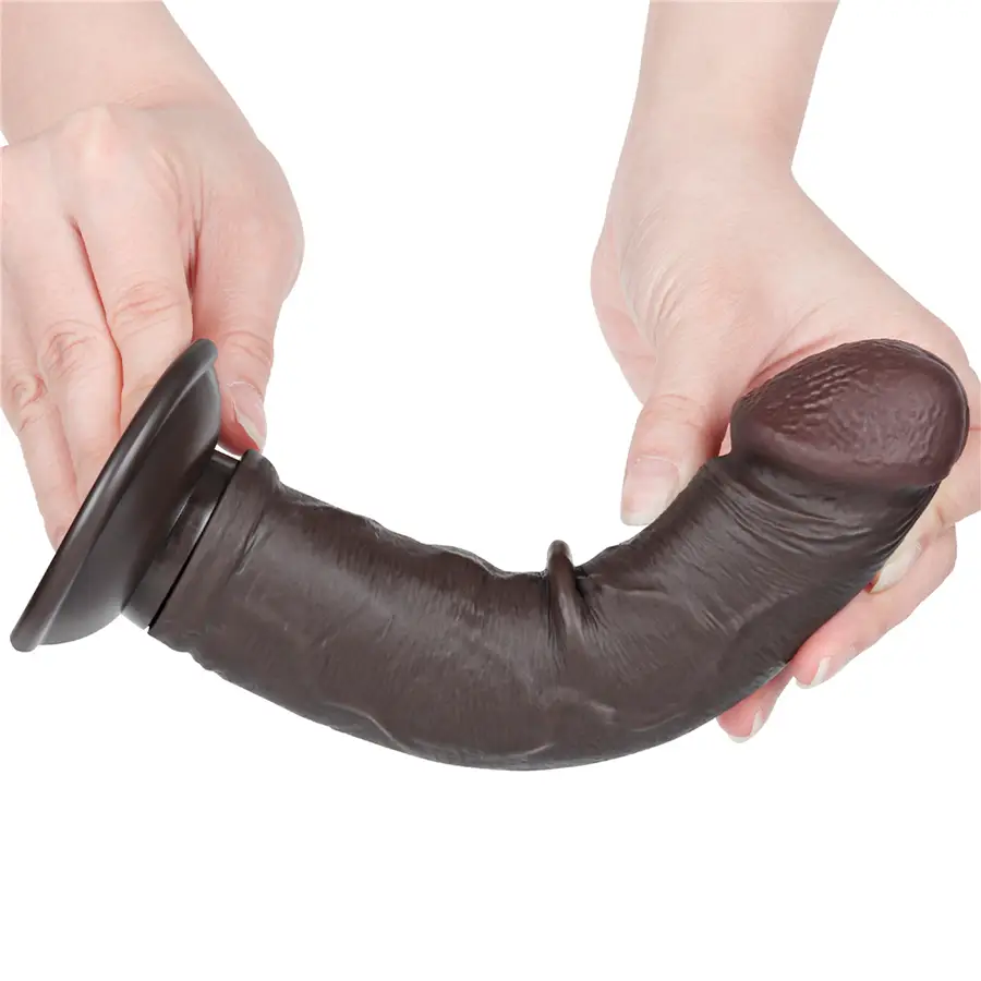 Realista de 20 cm con Doble Capa y Núcleo Firme Textura Suave by LOVETOY