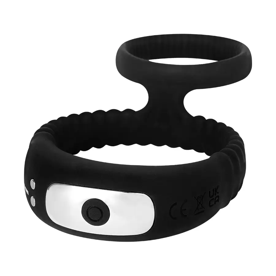 Anillo Vibrador Doble Aro de Silicona, Firmeza Prolongada y Estímulo al Clítoris by SEXSHOPLAMORE