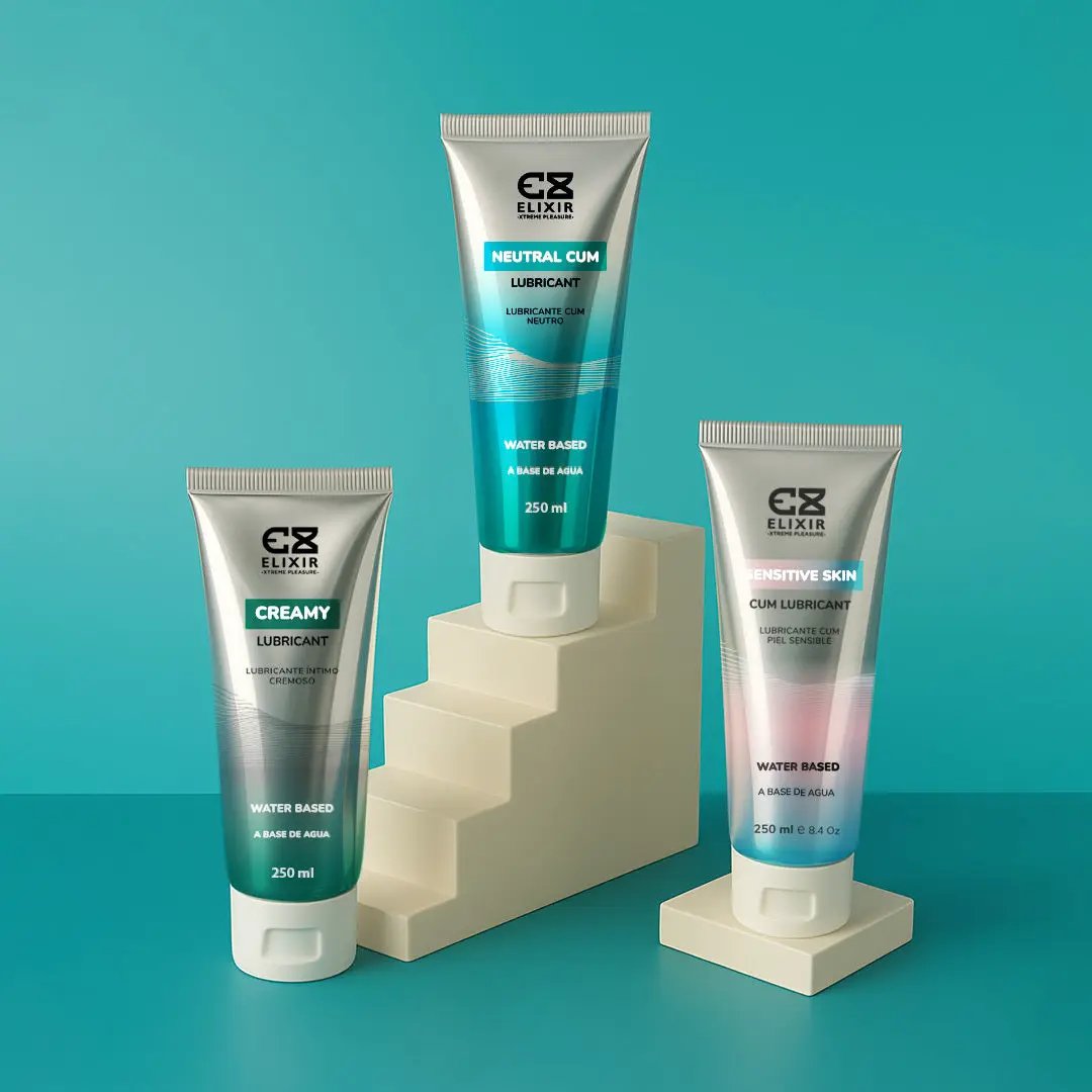 Elixir Kit Lubricantes Cremosos 3x250 ml Experiencia Realista by Elixir