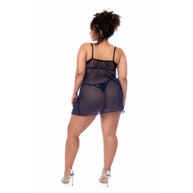 Babydoll Con Varilla Poliamida Elastano Aberturas Laterales by SEXSHOPLAMORE