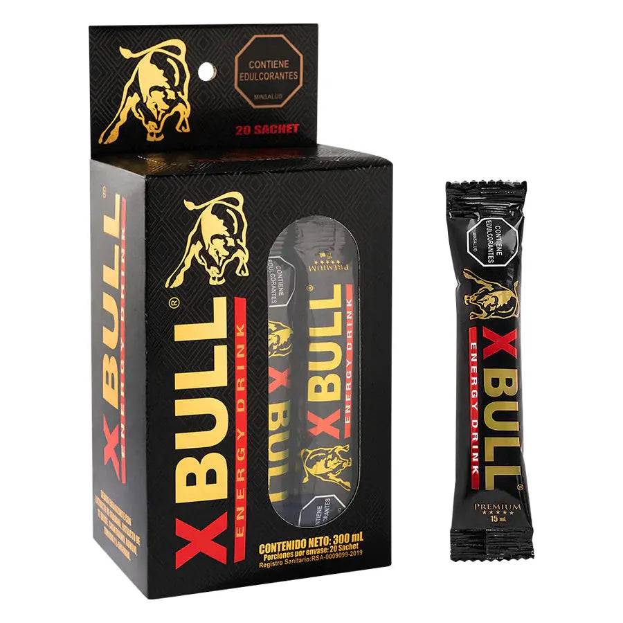Energizante X-Bull Black Sachet de 15 mL by SEXSHOPLAMORE