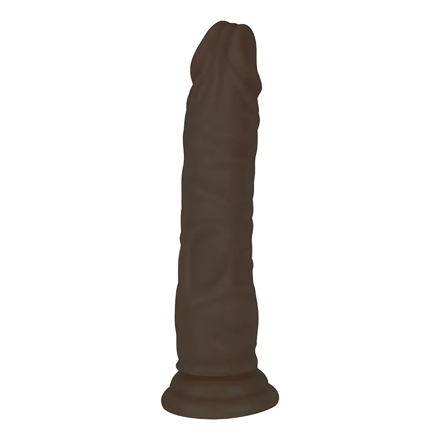 Angelo Silicona Flexible Con Ventosa Base Café 21 cm by KISSME LOVE