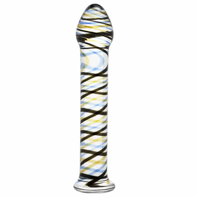 Accesorio De Vidrio Con Líneas Coloridas No Tóxico Resistente by SEXGLASS