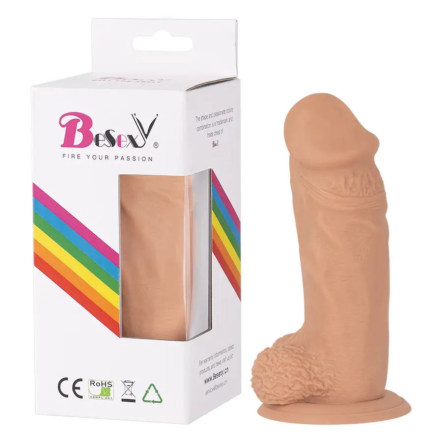 Lil Bud Flesh Silicona Con Ventosa Y Textura Realista by BESEXY