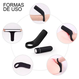 Anillo Vibrador Lure Silicona Con 9 Modos De Vibración by SHANDE