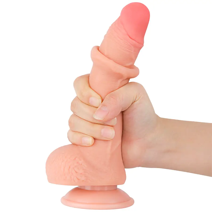 Realista De Silicona Doble Capa 7.5 Pulgadas Con Núcleo Firme by LOVETOY