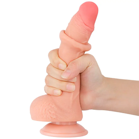 Realista De Silicona Doble Capa 7.5 Pulgadas Con Núcleo Firme by LOVETOY