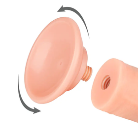 Silicona Médica Doble Capa Realismo 8 Pulgadas Núcleo Firme by LOVETOY