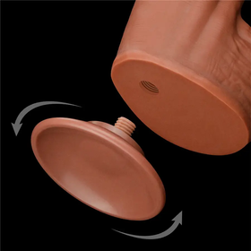Dispositivo Anatómico 12 Pulgadas Piel Deslizante Doble Capa Ventosa by LOVETOY