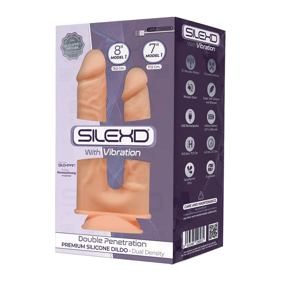 Silexd Dispositivo De Estimulación Doble De Silicona Con Temperatura by SILEXD