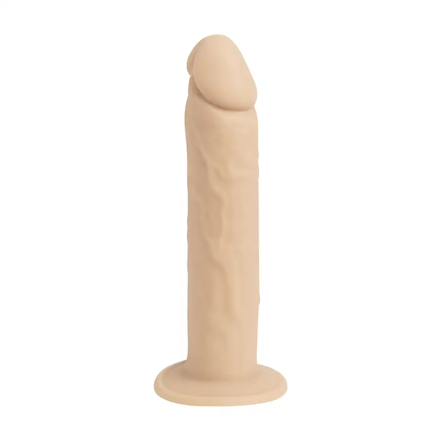 Silicona Suave Realista Con Ventosa Caramelo Talla M by KISSME LOVE