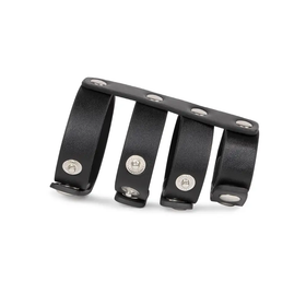 Anillo Pene Metal Cuero Sintético Cuerdas Ajustables by SLUT